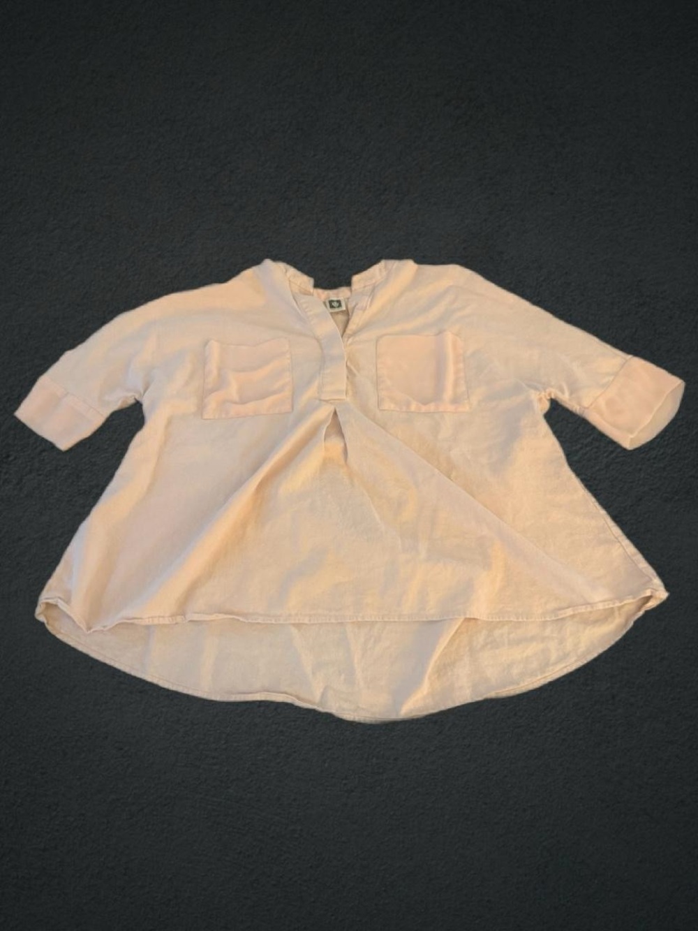 Anne Klein Minimalist Boho Oversized Tunic Blouse — Women’s Large